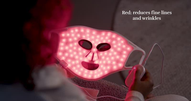 How to use a red light therapy mask?