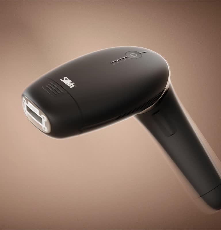Silk'n 7 ipl hair removal device with rotatable head in 6 angles