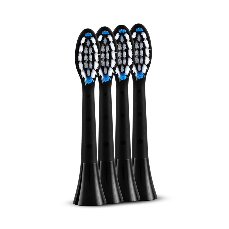 Silk'n Brush Heads, Medium, Black, 4 pieces