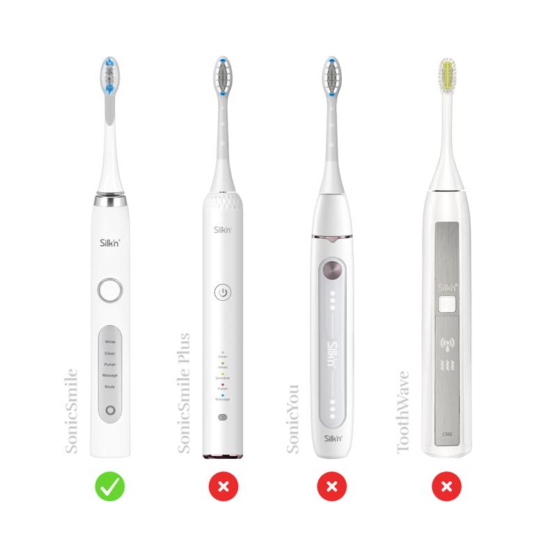 SonicSmile Aufsteckbürsten, 2 Stück