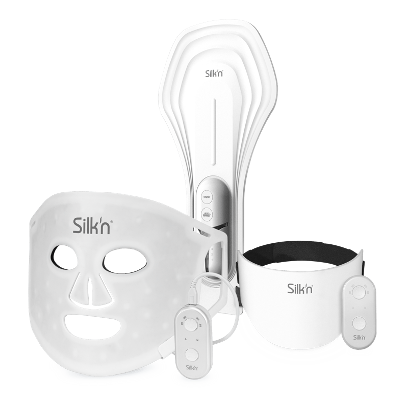 Set LED Face, Neck and Hand mask
