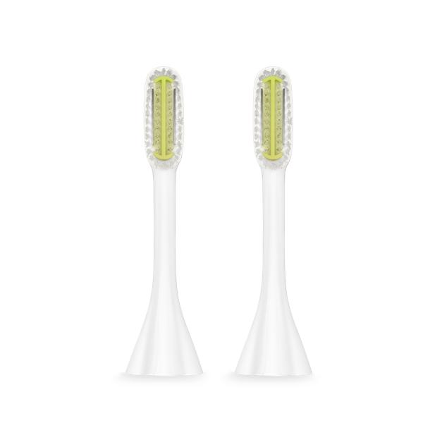 ToothWave Brush Heads, Soft, Large, White, 2 pieces