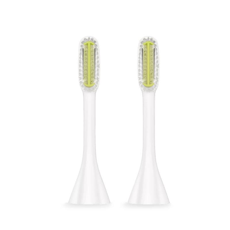 ToothWave Brush Heads, Extra Soft, Large, White, 2 pieces