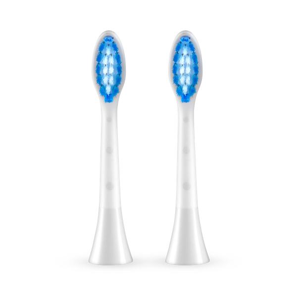 SonicYou Aufsteckbürsten, Weich, Weiß, 2 Stück