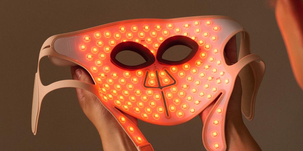 Pro LED Masker Modus 7 – Donkeroranje (Amber + Rood + Nabij-infrarood + Diep Nabij-infrarood)