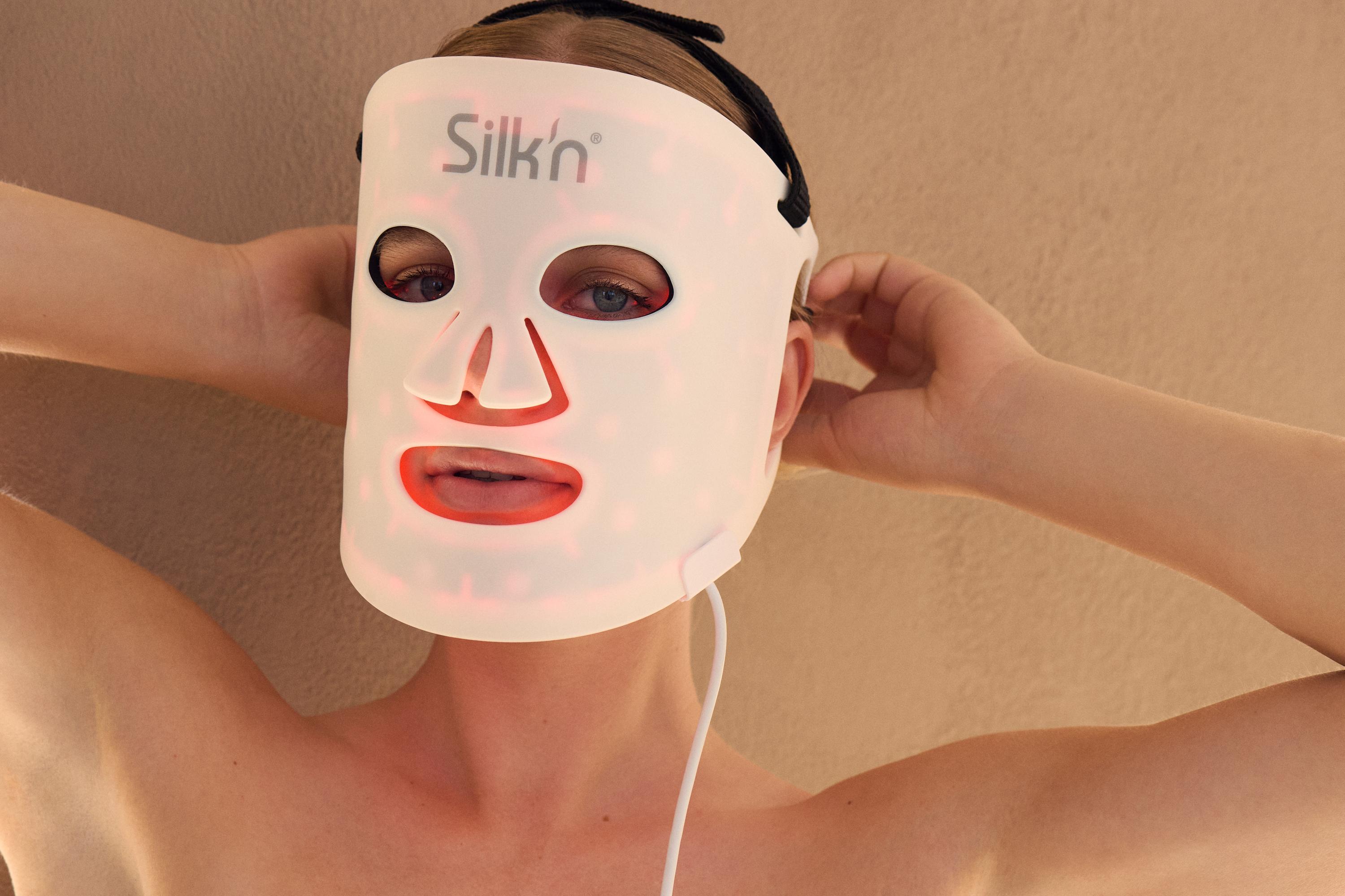 Beautiful glowing woman that used Silk'n Beauty care devices