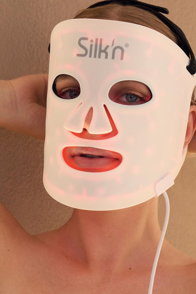 Beautiful glowing woman that used Silk'n Beauty care devices