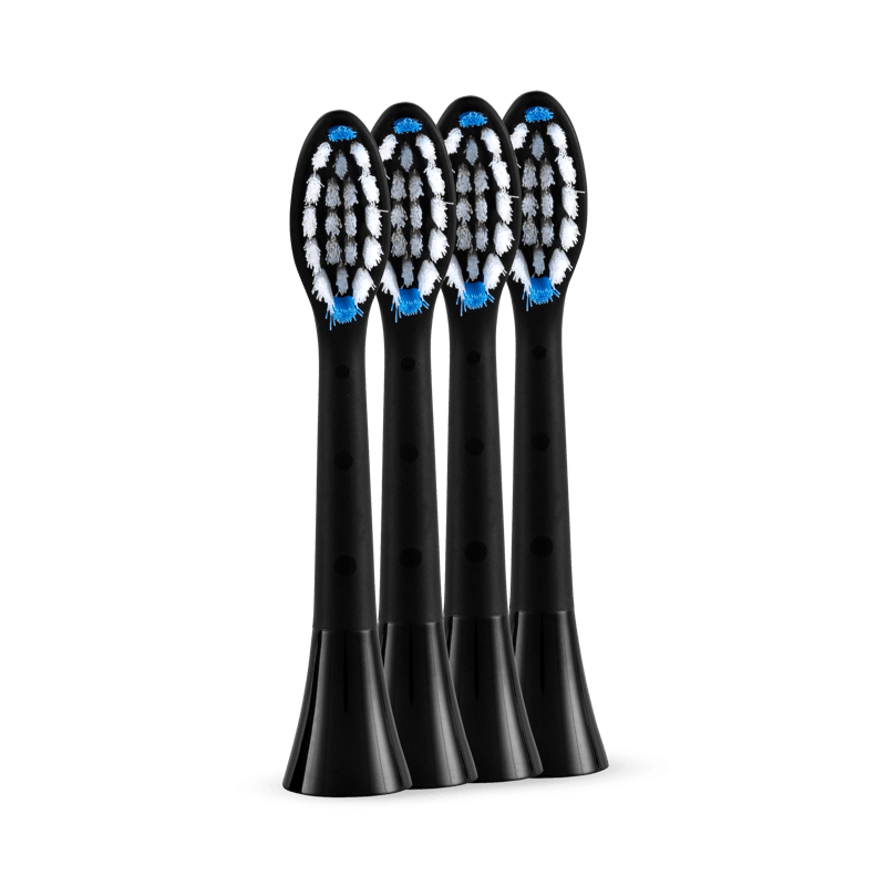 Silk'n Brush Heads, Medium, Black, 4 pieces