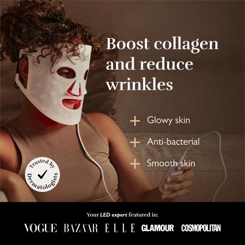 Boost collagen and reduce wrinkles with the LED Face Mask 100