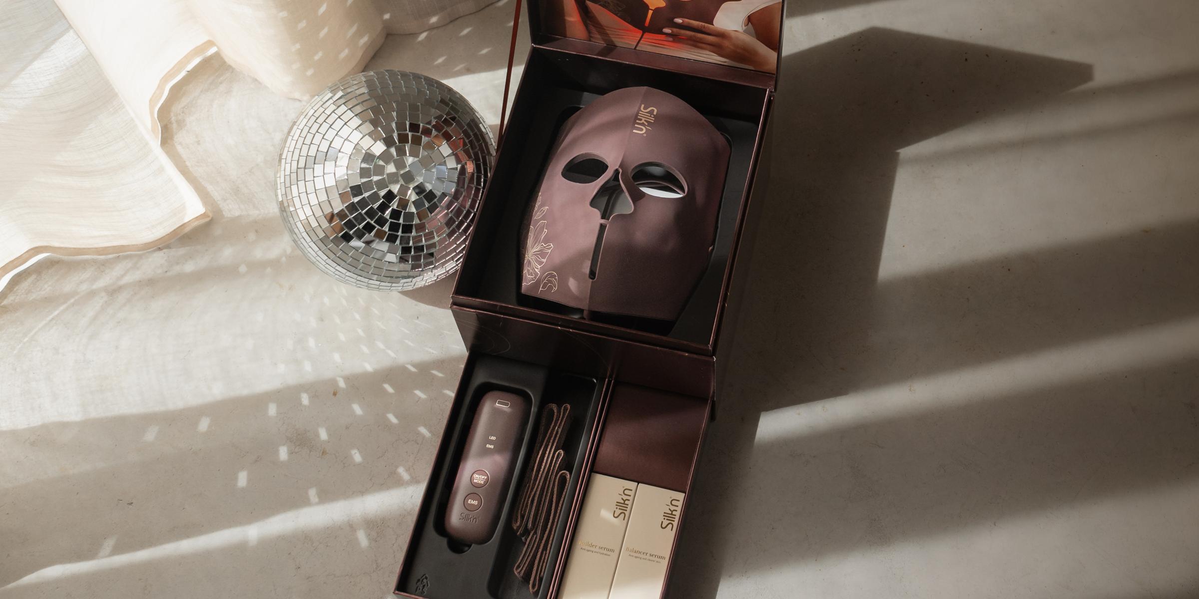 Image LED EMS Face Mask coffret cadeau