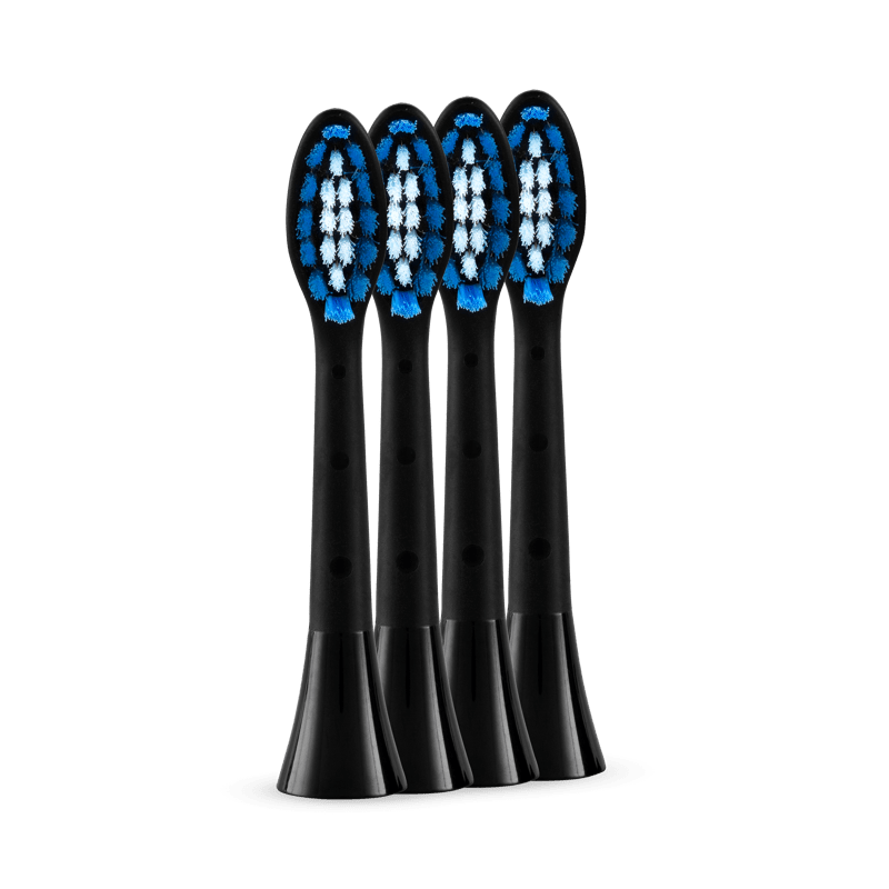 Silk'n Brush Heads, Soft, Black, 4 pieces