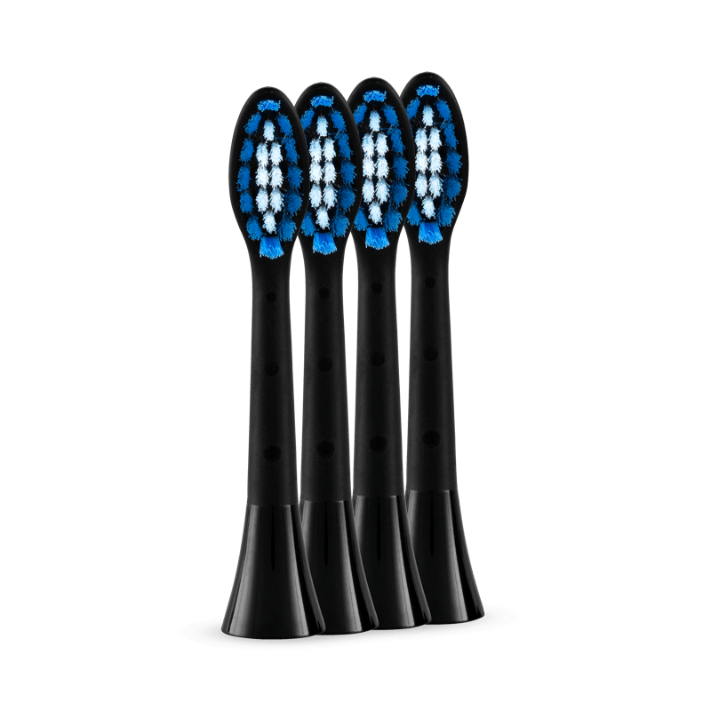 Silk'n Brush Heads, Soft, Black, 4 pieces