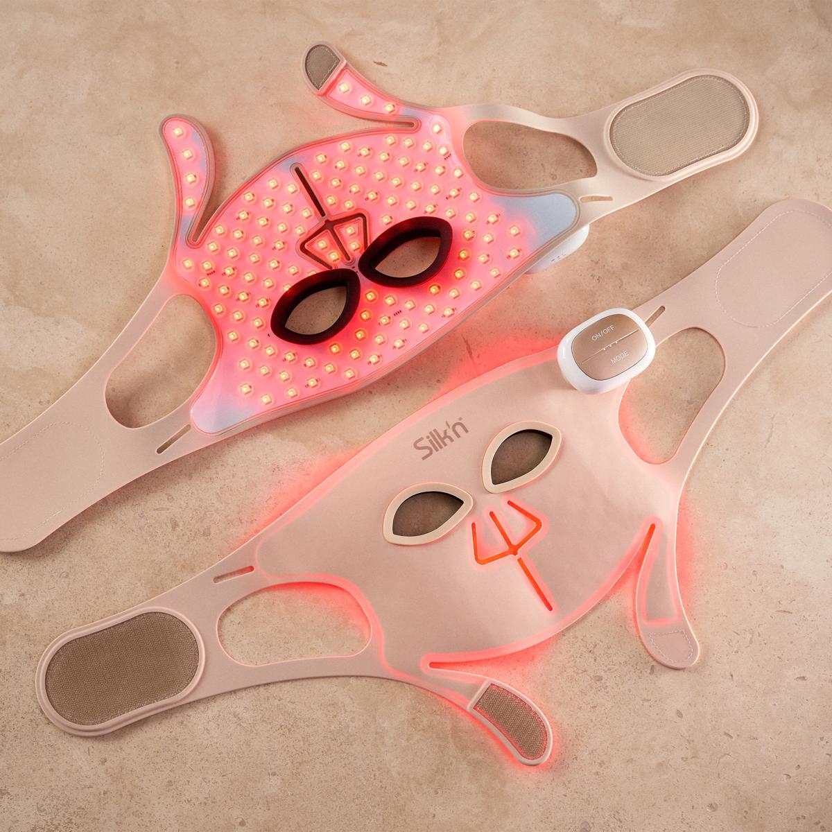 Silk'n LED Face Mask Pro using hundreds of red LED lights