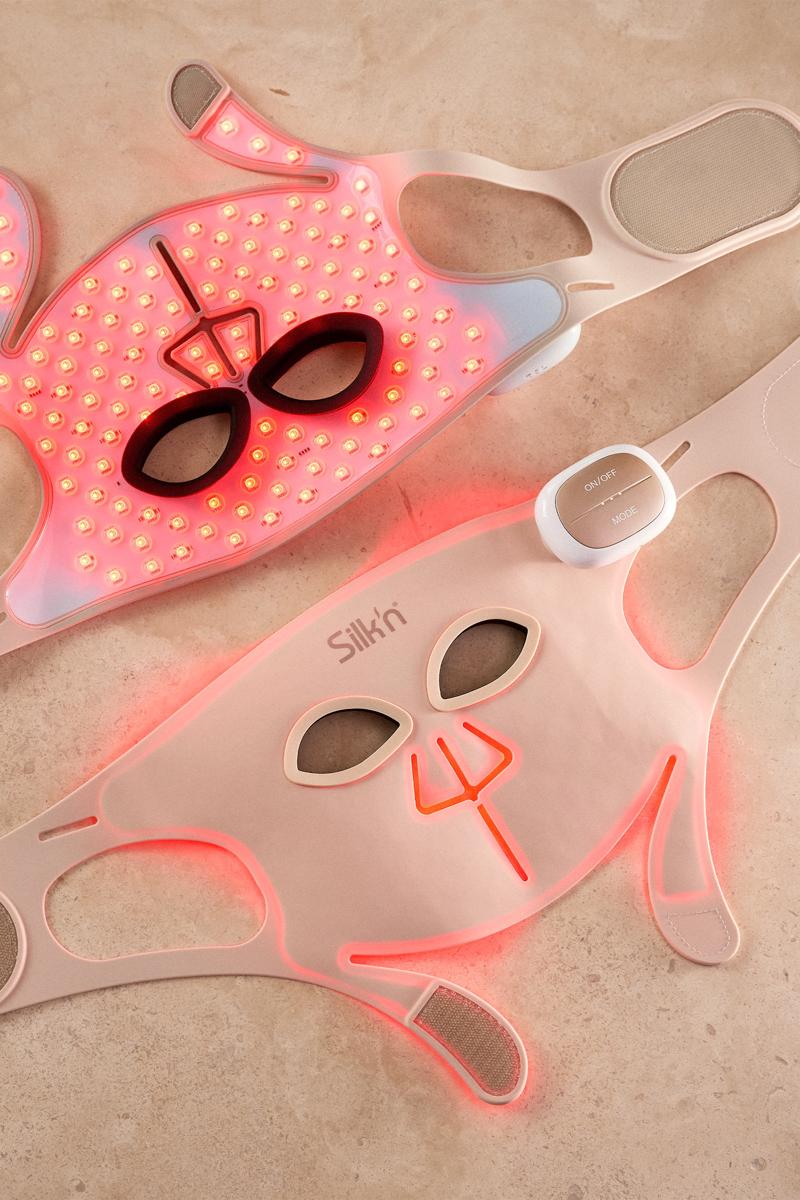 Silk'n LED Face Mask Pro using hundreds of red LED lights