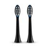 SonicYou Brush Heads, Medium, Black, 2 pieces