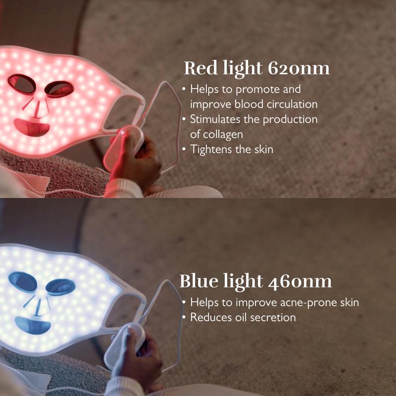 Silk'n LED Face Mask - Red Light and Blue Light Therapy