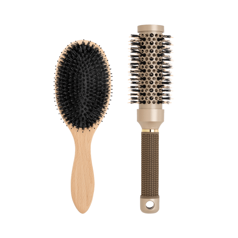 Free hair brush set with your purchase