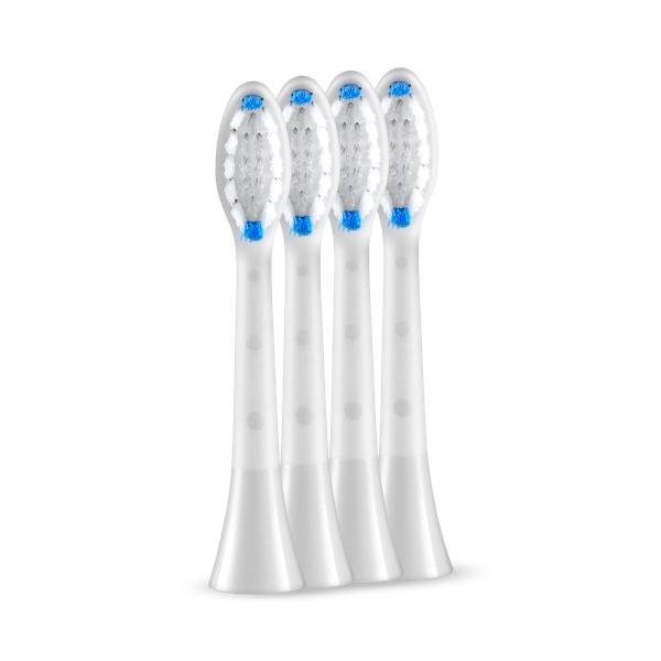 SonicYou Aufsteckbürsten, Medium, Weiß, 4 Stück